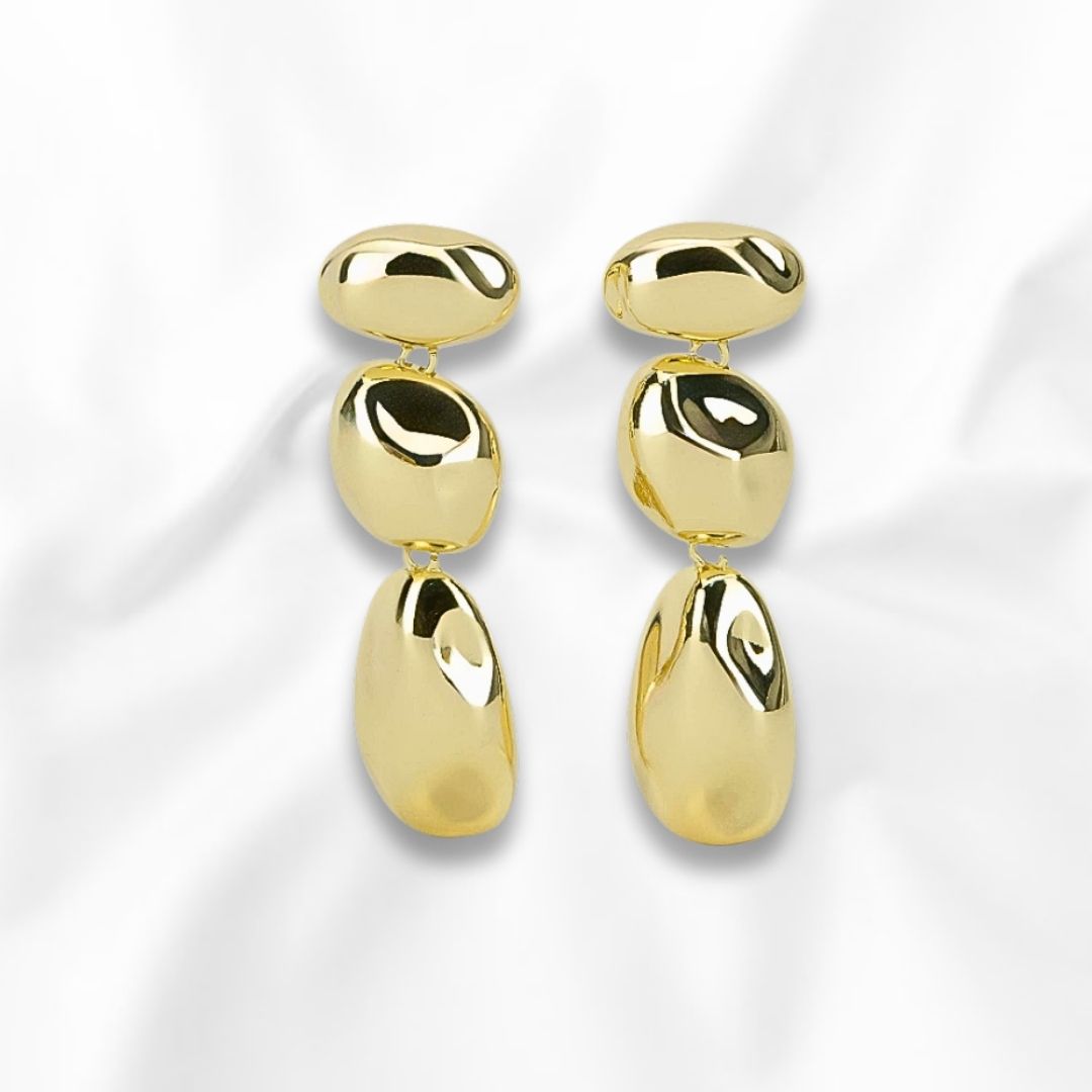 Arete Largo con Diseño Ondulado