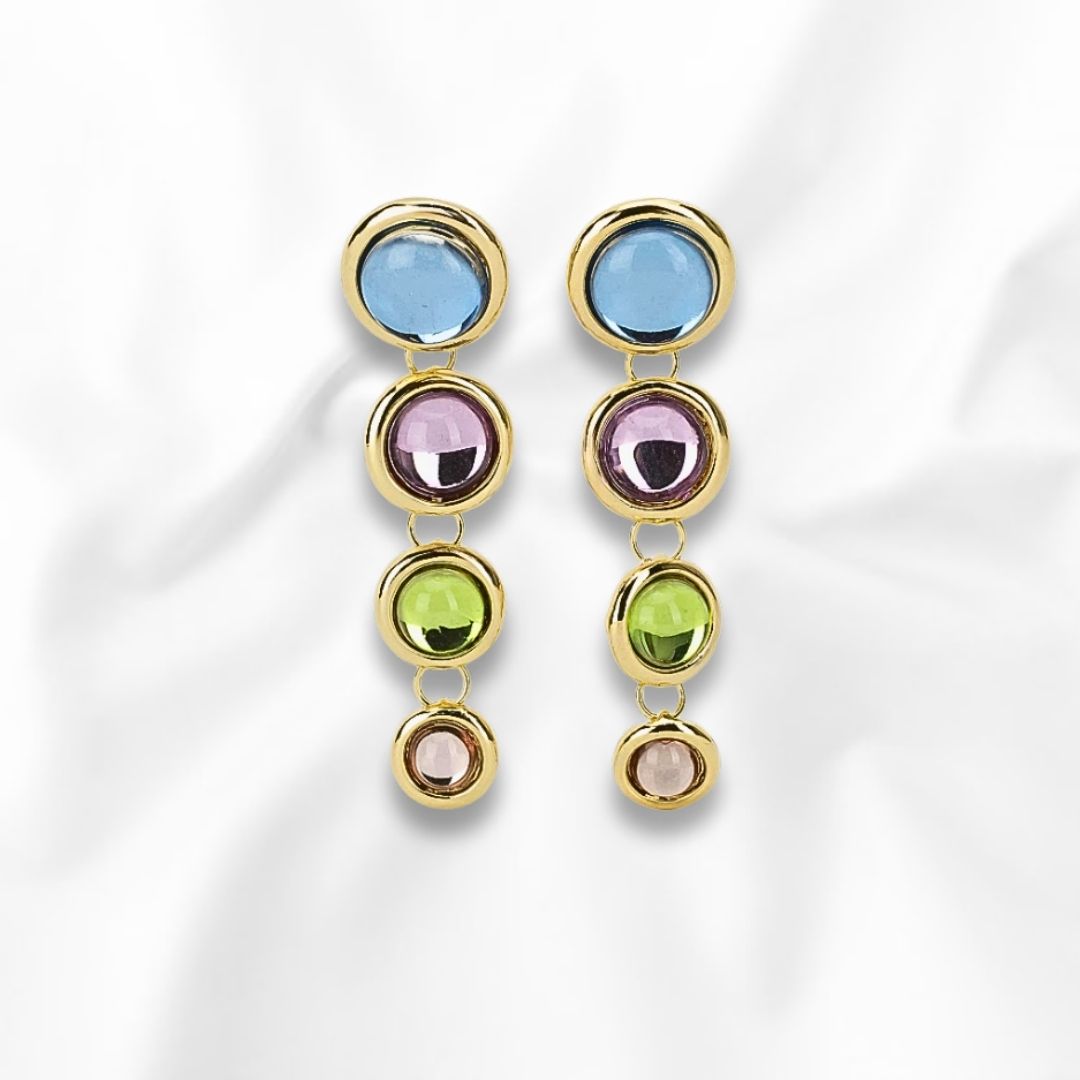 Arete Largo con Diseño de Piedras